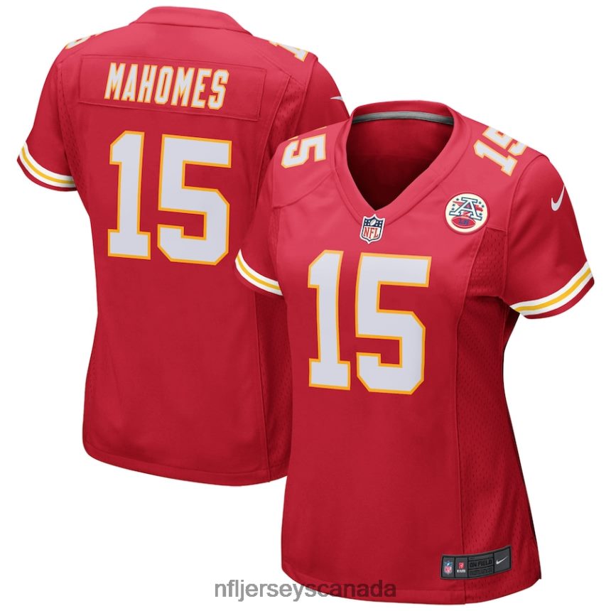 Women Kansas City Chiefs Patrick Mahomes Nike Red Game Player Jersey Clothing NFL TBXFR6438
