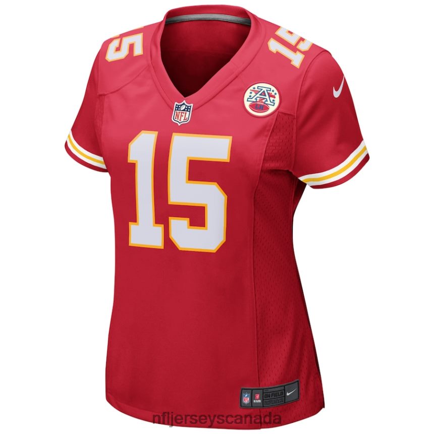 Women Kansas City Chiefs Patrick Mahomes Nike Red Game Player Jersey Clothing NFL TBXFR6438