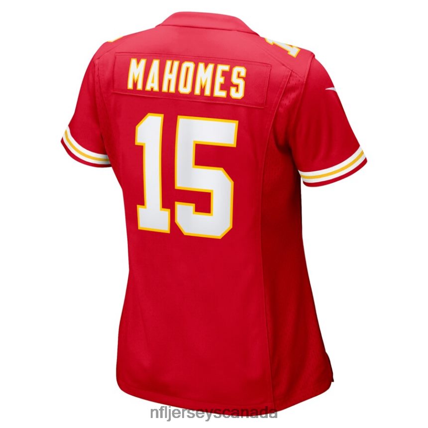 Women Kansas City Chiefs Patrick Mahomes Nike Red Super Bowl LVII Patch Game Jersey Clothing NFL TBXFR631