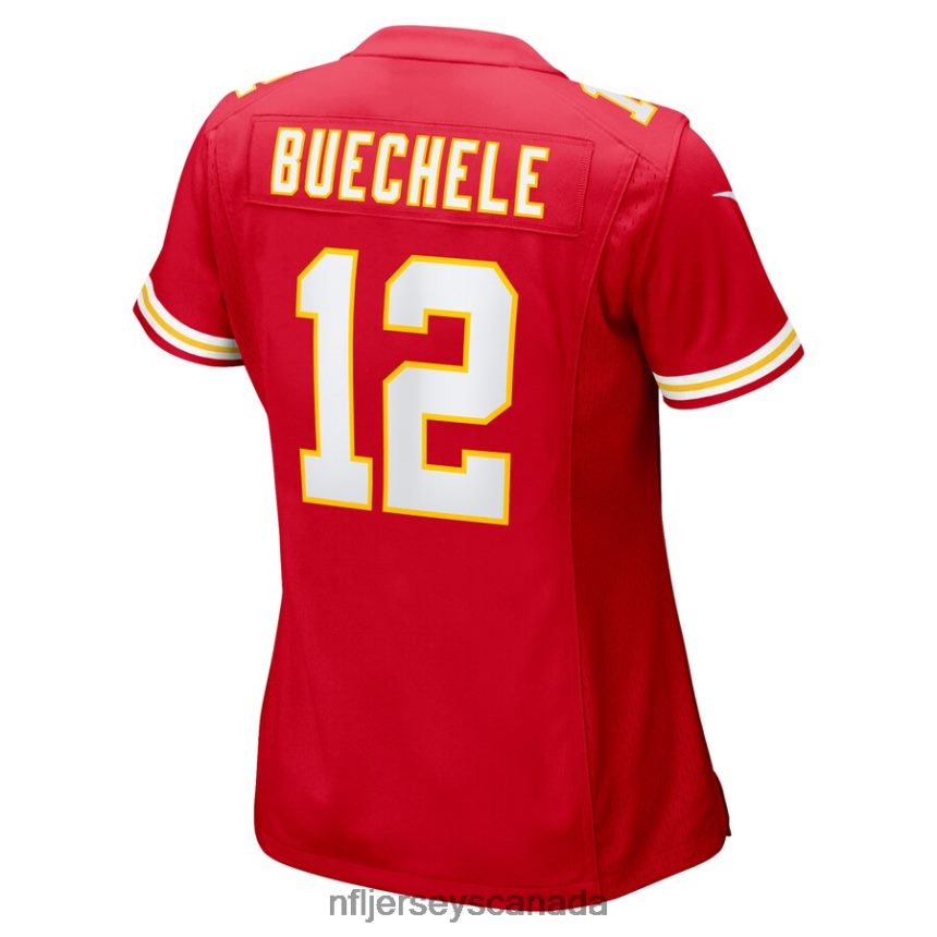 Women Kansas City Chiefs Shane Buechele Nike Red Game Player Jersey Clothing NFL TBXFR66628