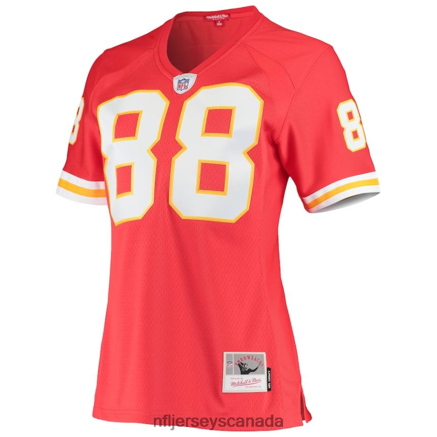 Women Kansas City Chiefs Tony Gonzalez Mitchell  Ness Red Legacy Replica Team Jersey Clothing NFL TBXFR62267