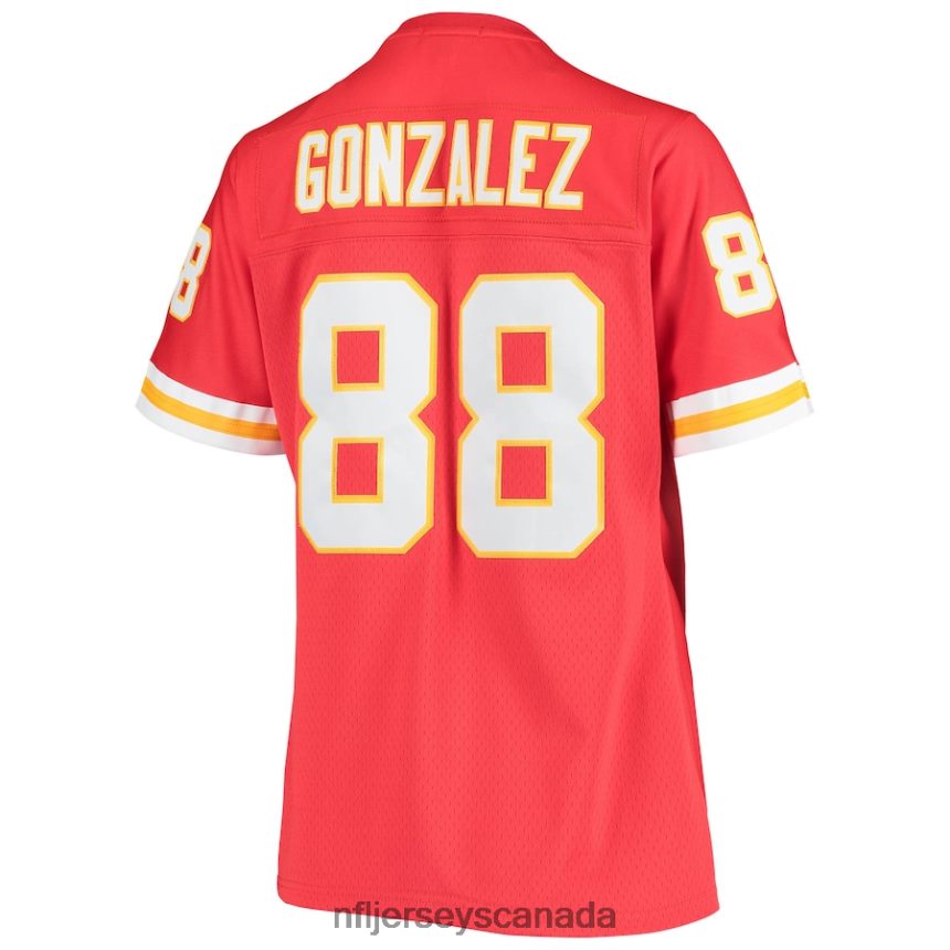 Women Kansas City Chiefs Tony Gonzalez Mitchell  Ness Red Legacy Replica Team Jersey Clothing NFL TBXFR62267