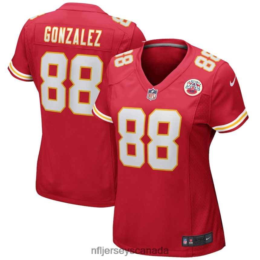 Women Kansas City Chiefs Tony Gonzalez Nike Red Game Retired Player Jersey Clothing NFL TBXFR62286