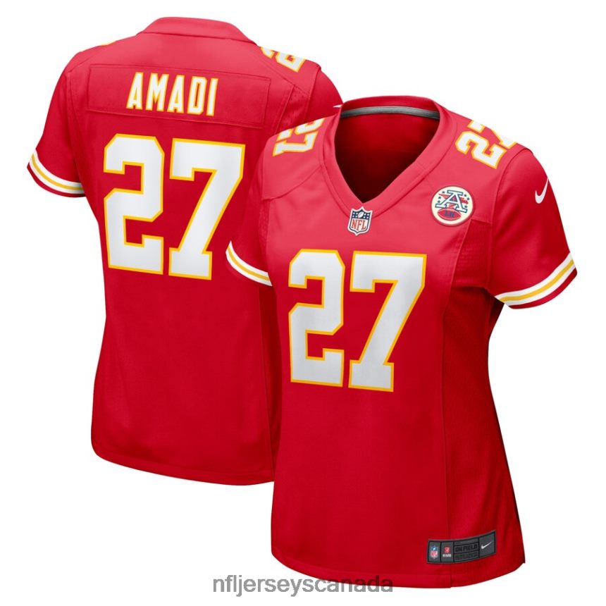 Women Kansas City Chiefs Ugo Amadi Nike Red Home Game Player Jersey Clothing NFL TBXFR66357