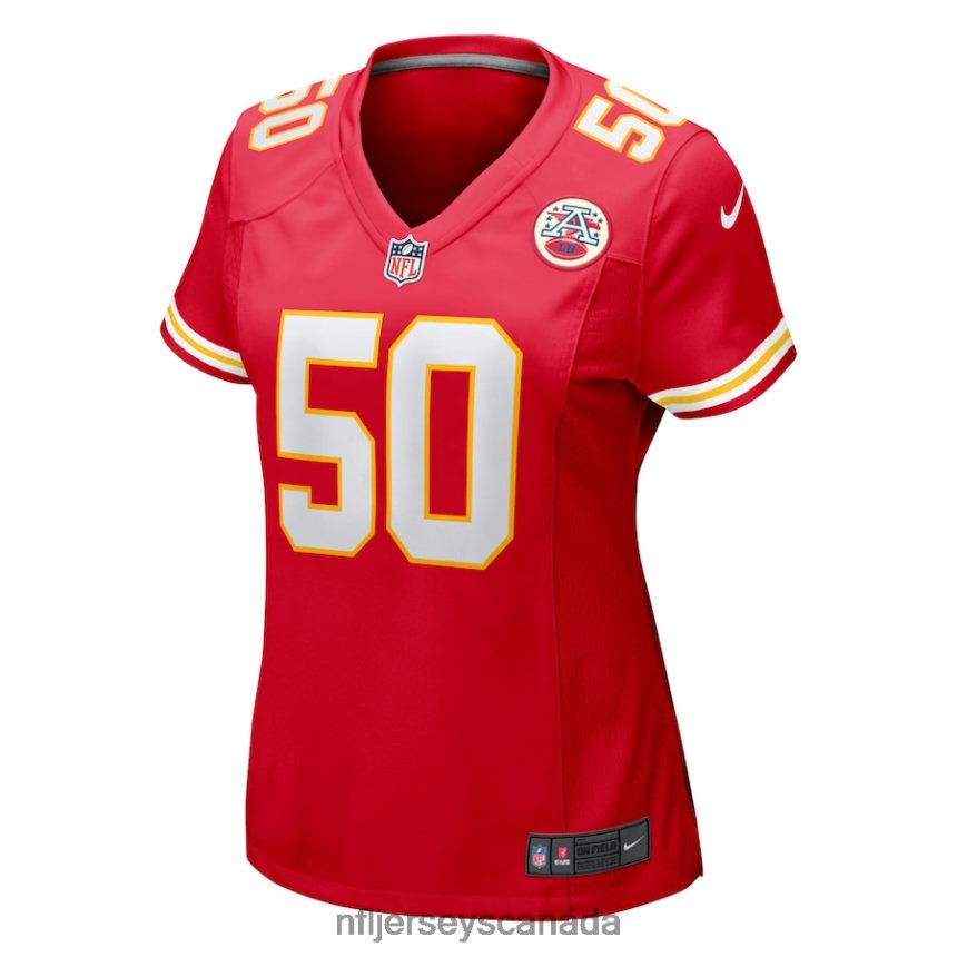 Women Kansas City Chiefs Willie Gay Nike Red Game Jersey Clothing NFL TBXFR61925