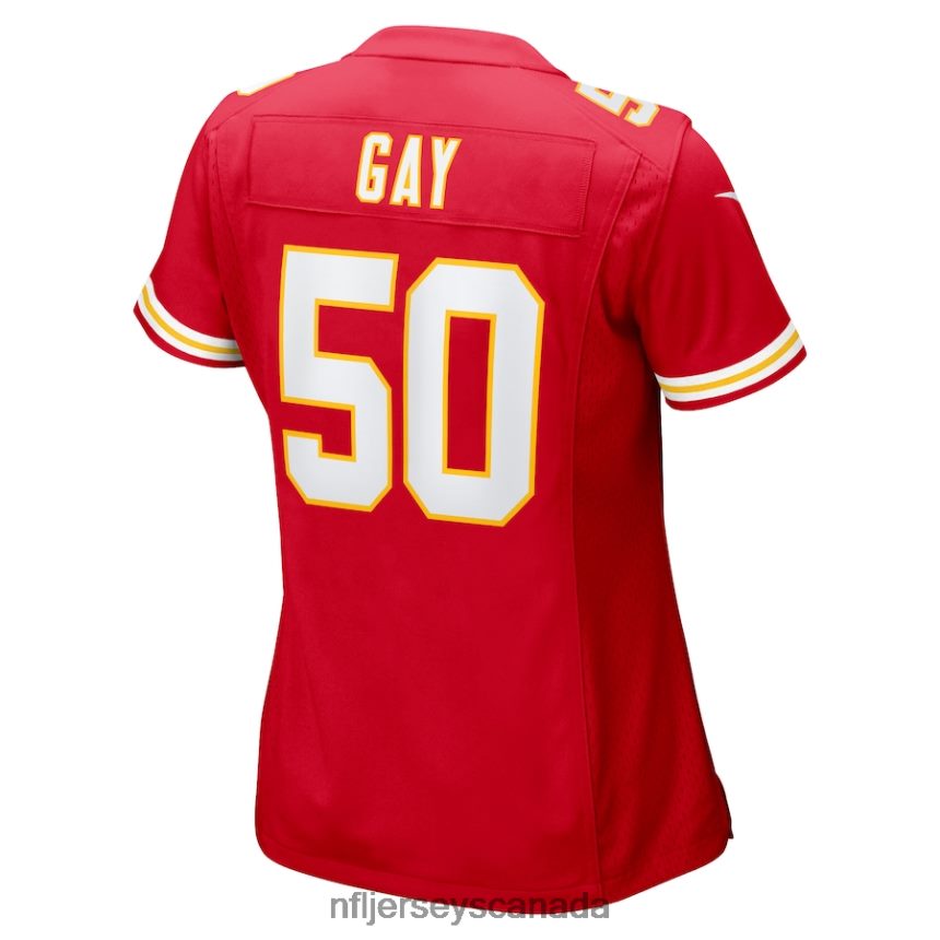 Women Kansas City Chiefs Willie Gay Nike Red Game Jersey Clothing NFL TBXFR61925