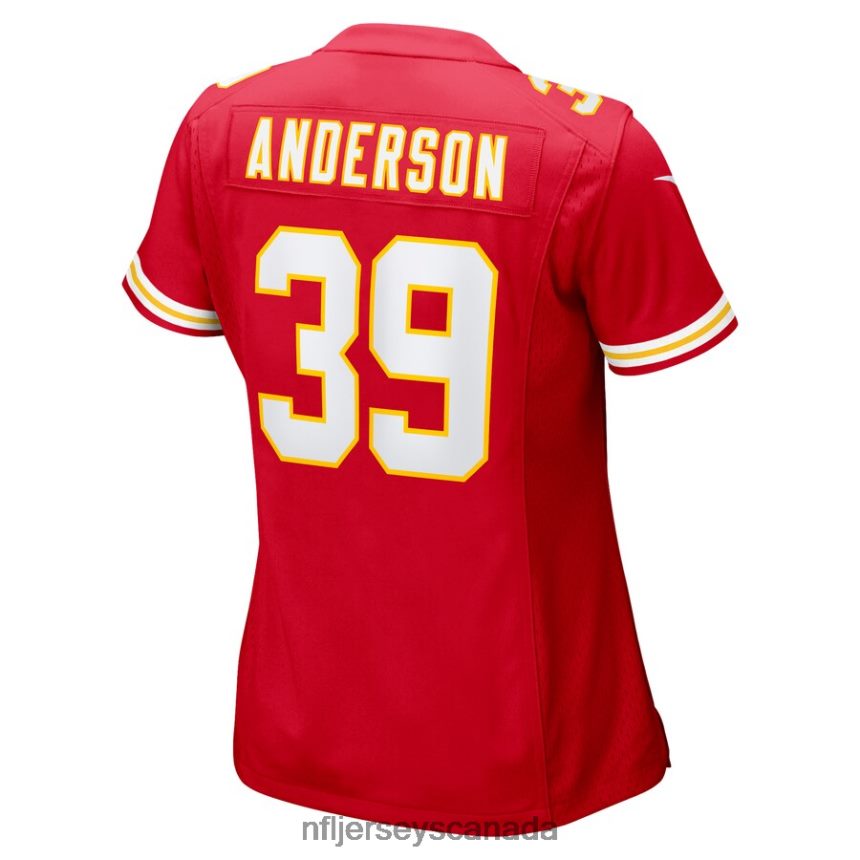 Women Kansas City Chiefs Zayne Anderson Nike Red Player Game Jersey Clothing NFL TBXFR65680
