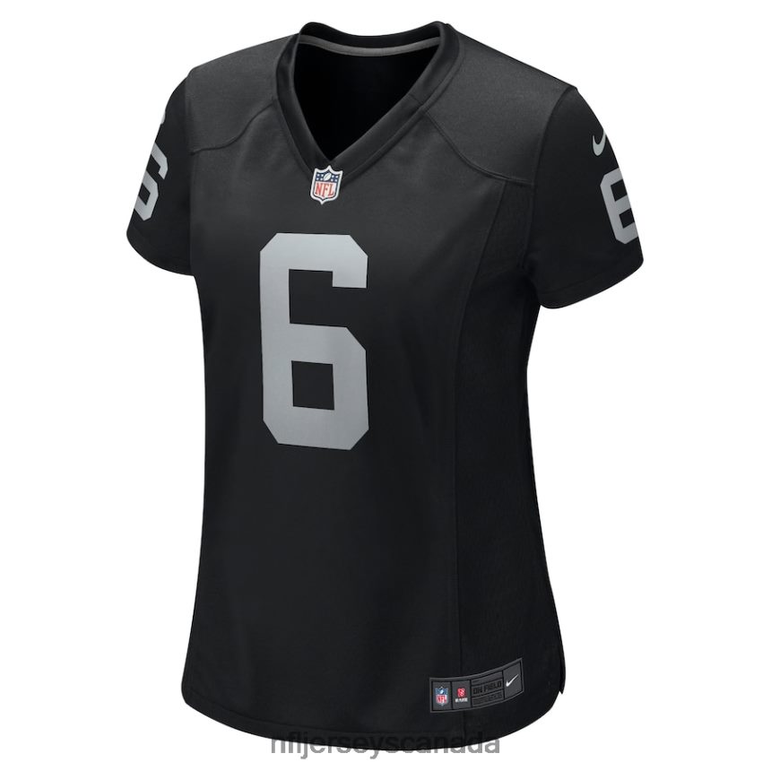 Women Las Vegas Raiders AJ Cole Nike Black Game Jersey Clothing NFL TBXFR64856