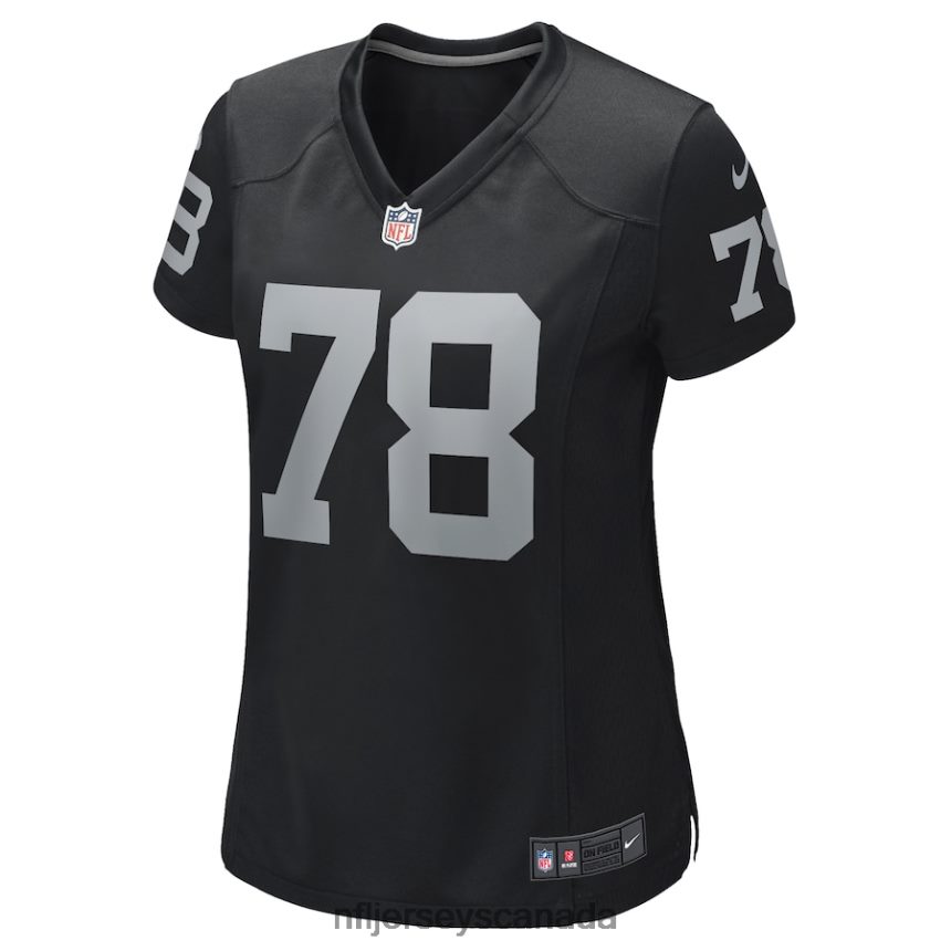 Women Las Vegas Raiders Art Shell Nike Black Game Retired Player Jersey Clothing NFL TBXFR64701