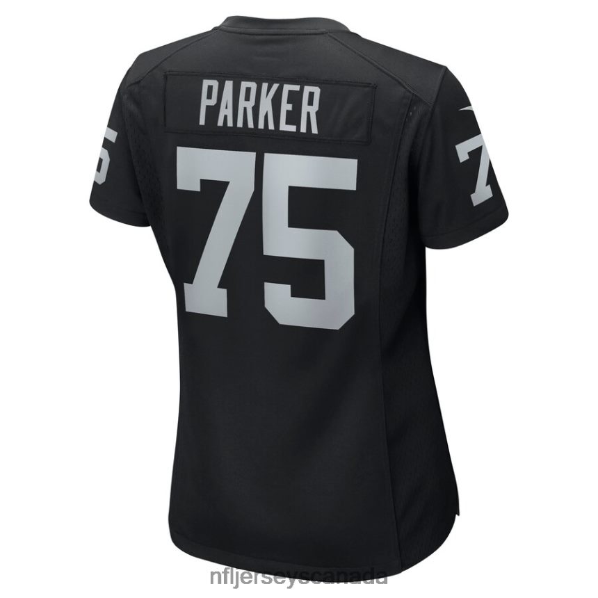 Women Las Vegas Raiders Brandon Parker Nike Black Game Jersey Clothing NFL TBXFR65633
