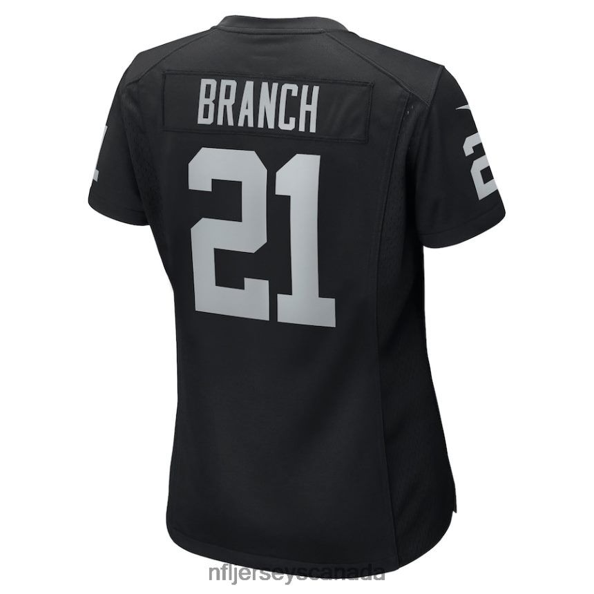 Women Las Vegas Raiders Cliff Branch Nike Black Retired Player Game Jersey Clothing NFL TBXFR66126