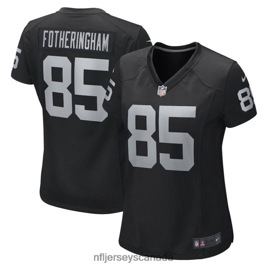 Women Las Vegas Raiders Cole Fotheringham Nike Black Game Player Jersey Clothing NFL TBXFR65811