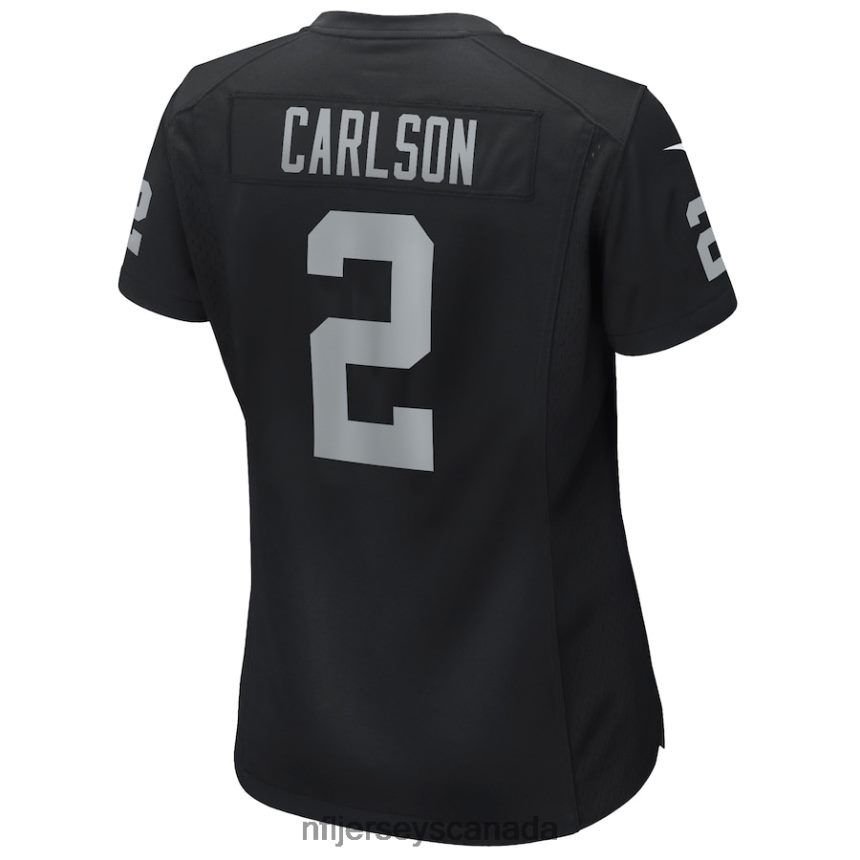 Women Las Vegas Raiders Daniel Carlson Nike Black Player Game Jersey Clothing NFL TBXFR63381
