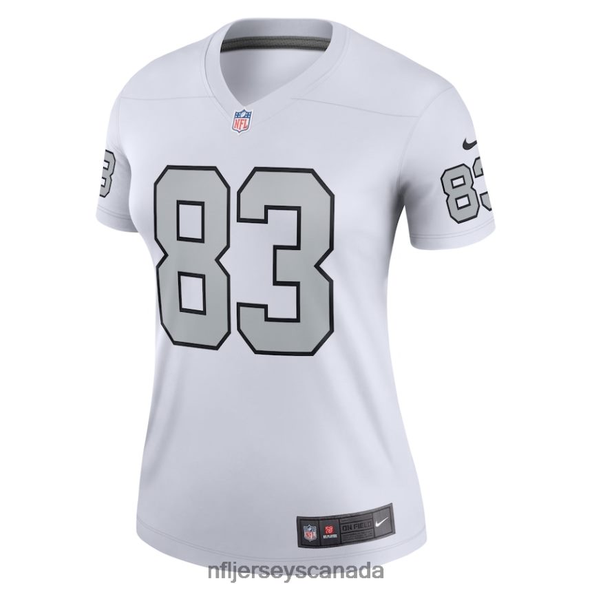 Women Las Vegas Raiders Darren Waller Nike White Alternate Legend Jersey Clothing NFL TBXFR61892