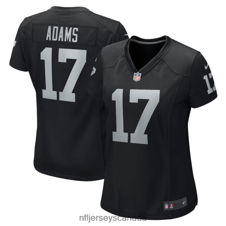 Women Las Vegas Raiders Davante Adams Nike Black Game Jersey Clothing NFL TBXFR6485