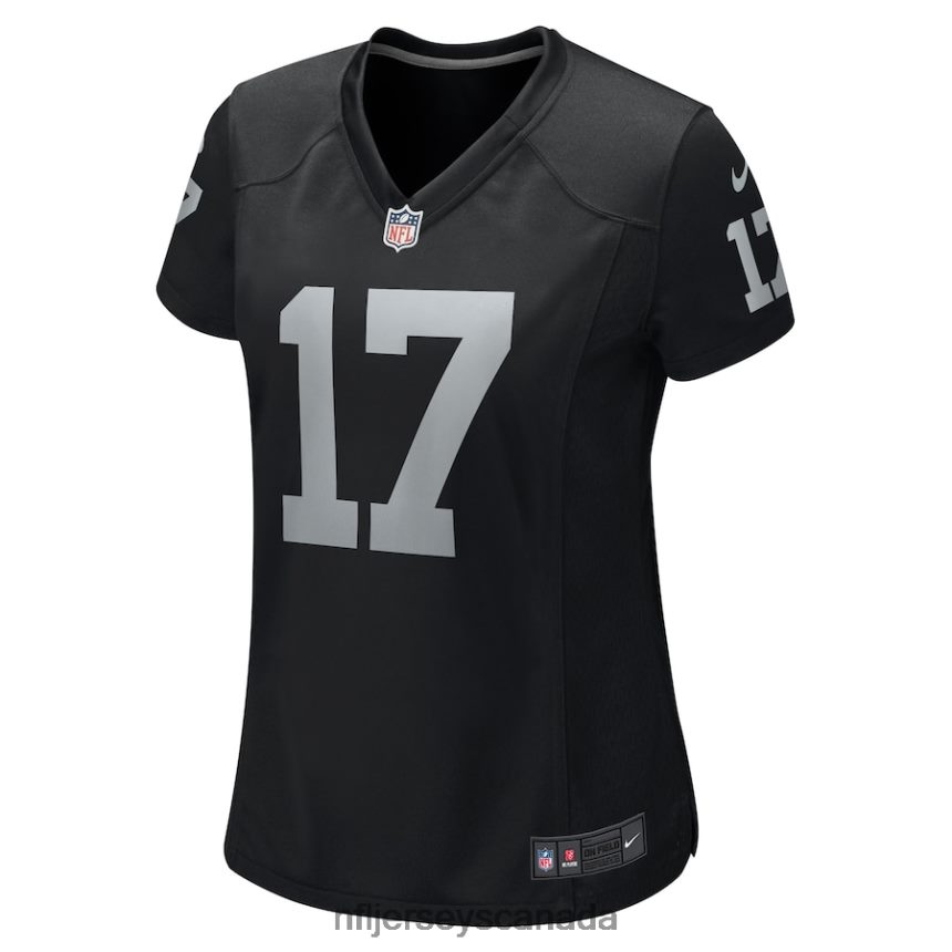 Women Las Vegas Raiders Davante Adams Nike Black Game Jersey Clothing NFL TBXFR6485