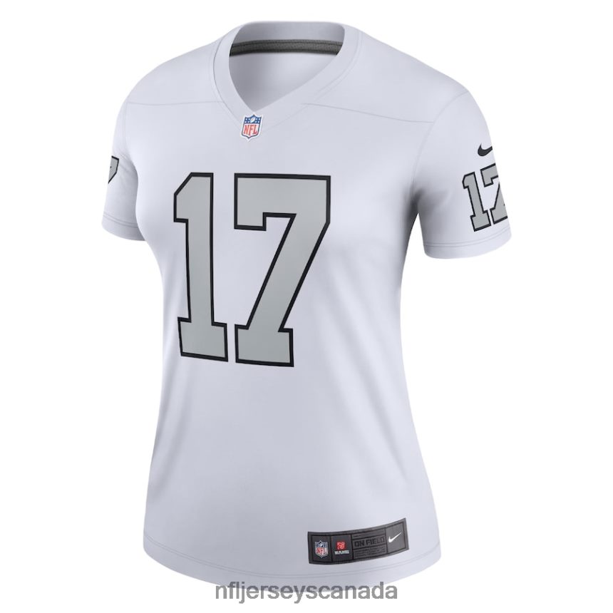 Women Las Vegas Raiders Davante Adams Nike White Alternate Legend Jersey Clothing NFL TBXFR62163