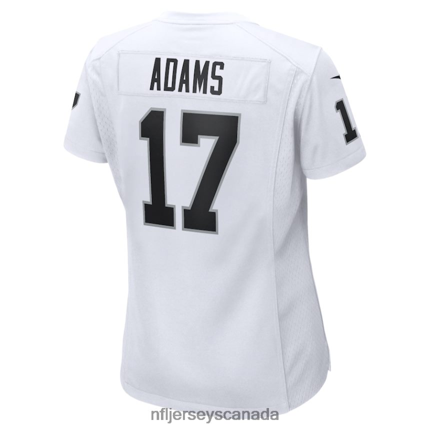 Women Las Vegas Raiders Davante Adams Nike White Game Jersey Clothing NFL TBXFR61196