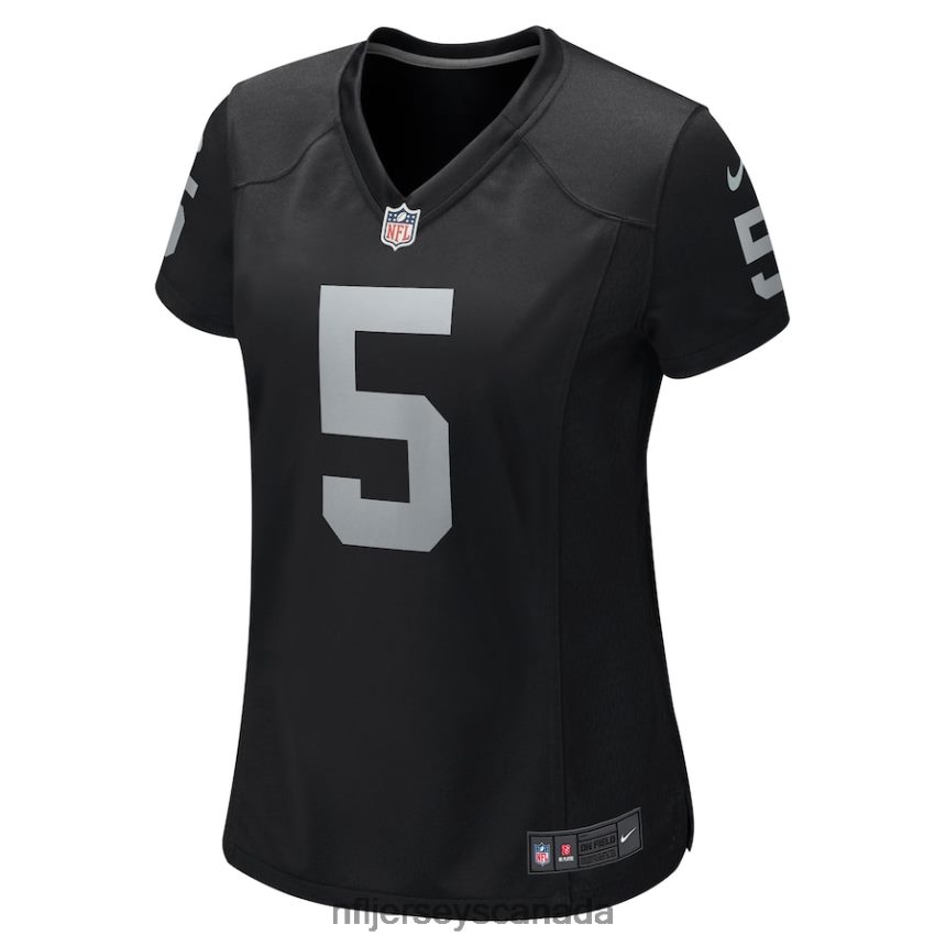 Women Las Vegas Raiders Divine Deablo Nike Black Player Game Jersey Clothing NFL TBXFR66219