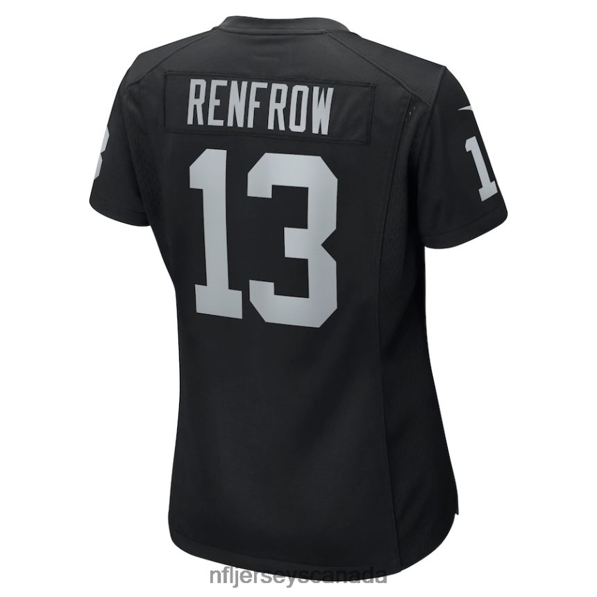Women Las Vegas Raiders Hunter Renfrow Nike Black Game Jersey Clothing NFL TBXFR63432
