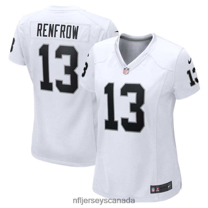 Women Las Vegas Raiders Hunter Renfrow Nike White Game Player Jersey Clothing NFL TBXFR64668