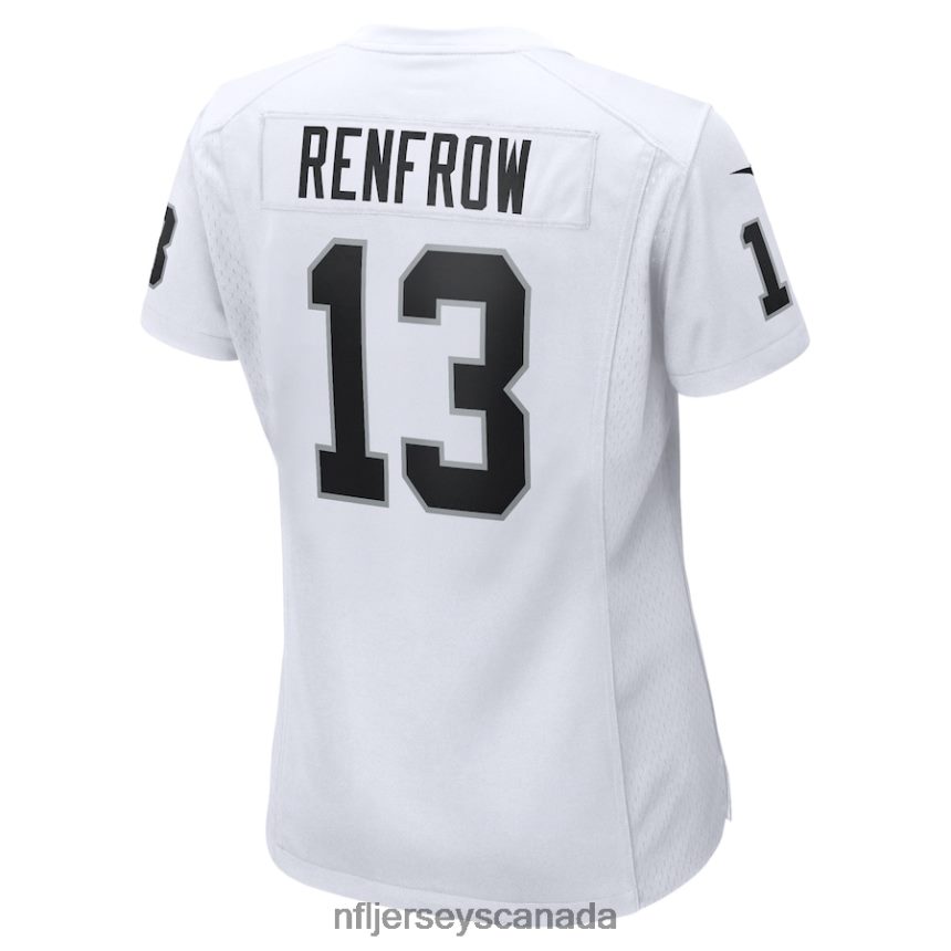 Women Las Vegas Raiders Hunter Renfrow Nike White Game Player Jersey Clothing NFL TBXFR64668