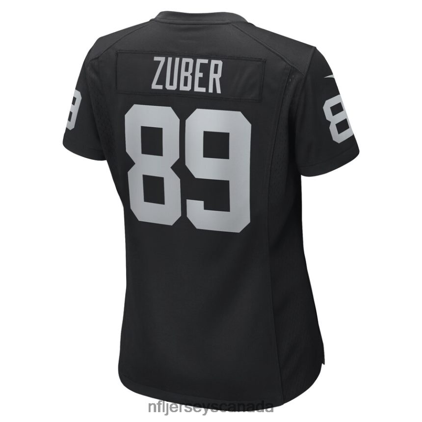 Women Las Vegas Raiders Isaiah Zuber Nike Black Game Player Jersey Clothing NFL TBXFR66630