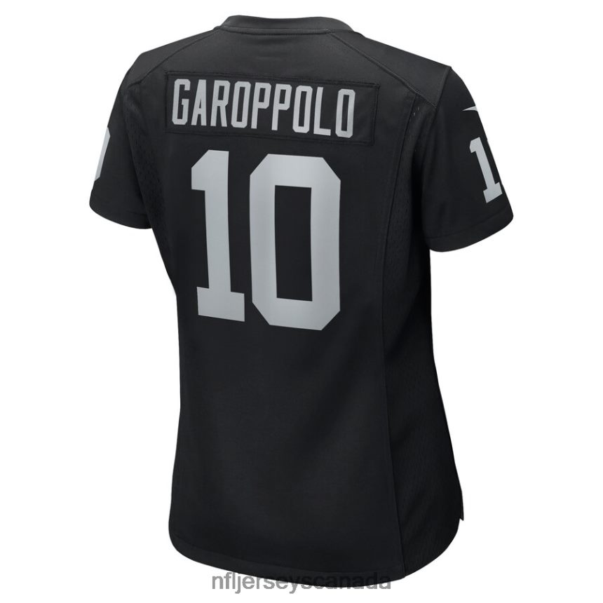 Women Las Vegas Raiders Jimmy Garoppolo Nike Black Game Player Jersey Clothing NFL TBXFR691