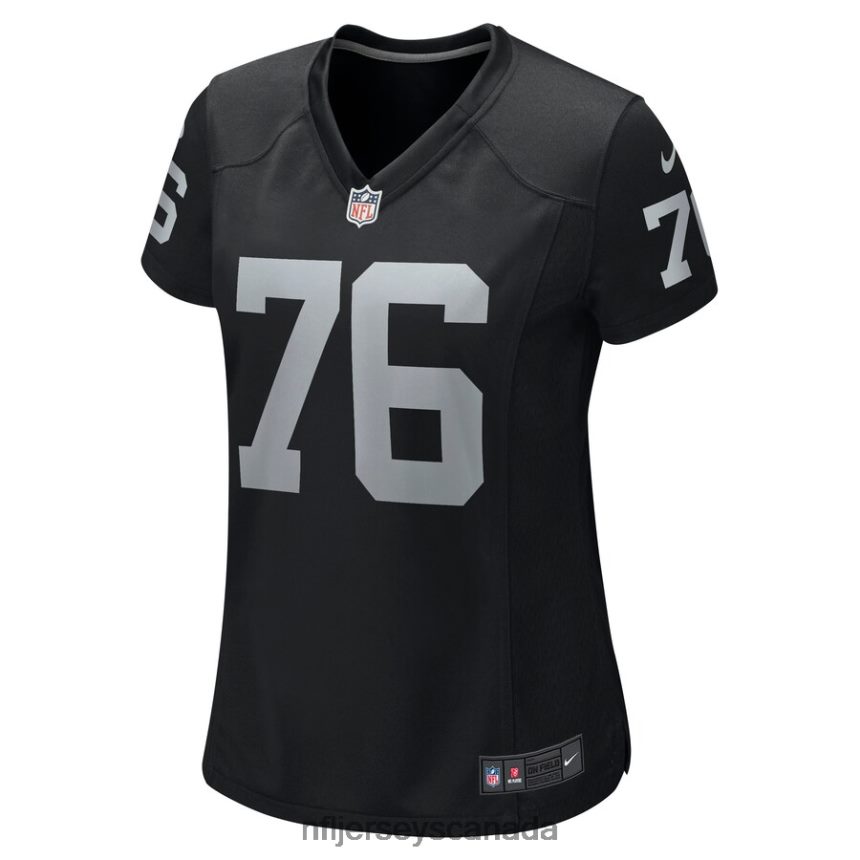 Women Las Vegas Raiders John Simpson Nike Black Game Jersey Clothing NFL TBXFR65687
