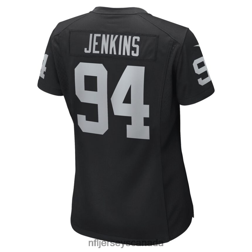 Women Las Vegas Raiders Jordan Jenkins Nike Black Game Player Jersey Clothing NFL TBXFR65587