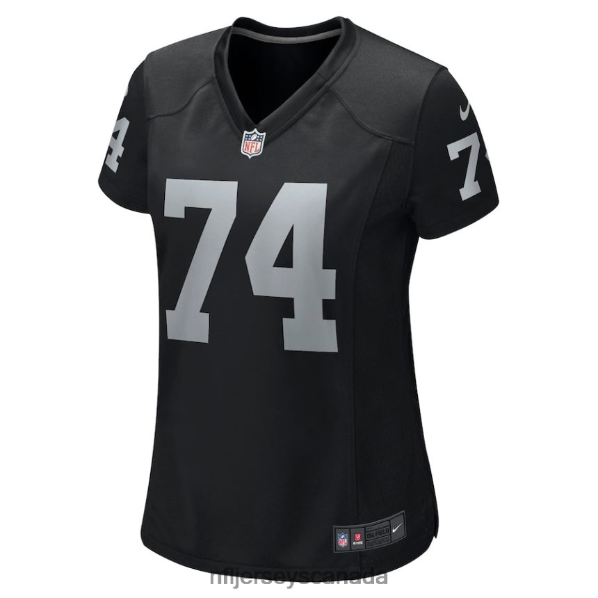 Women Las Vegas Raiders Kolton Miller Nike Black Game Jersey Clothing NFL TBXFR64669