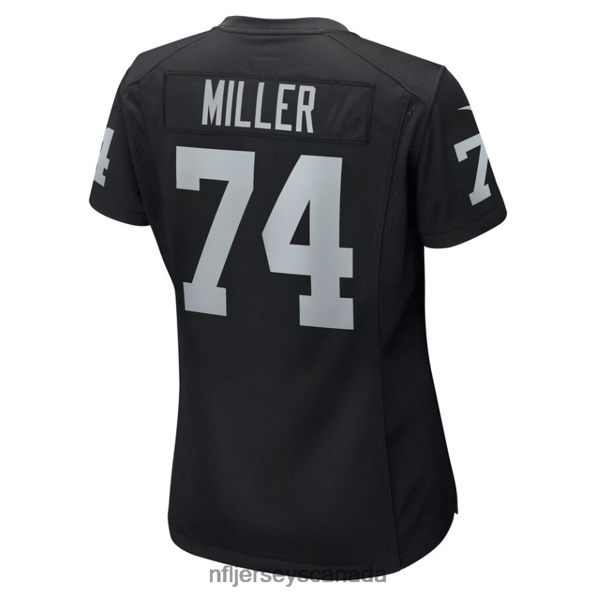 Women Las Vegas Raiders Kolton Miller Nike Black Game Jersey Clothing NFL TBXFR64669