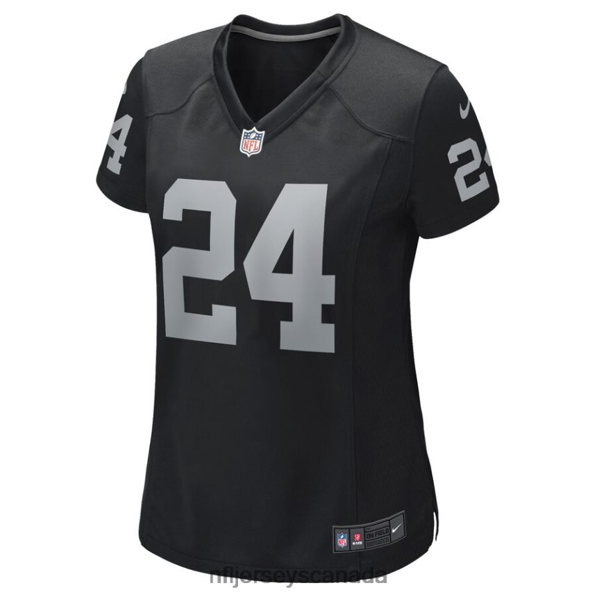 Women Las Vegas Raiders Willie Brown Nike Black Game Retired Player Jersey Clothing NFL TBXFR66264