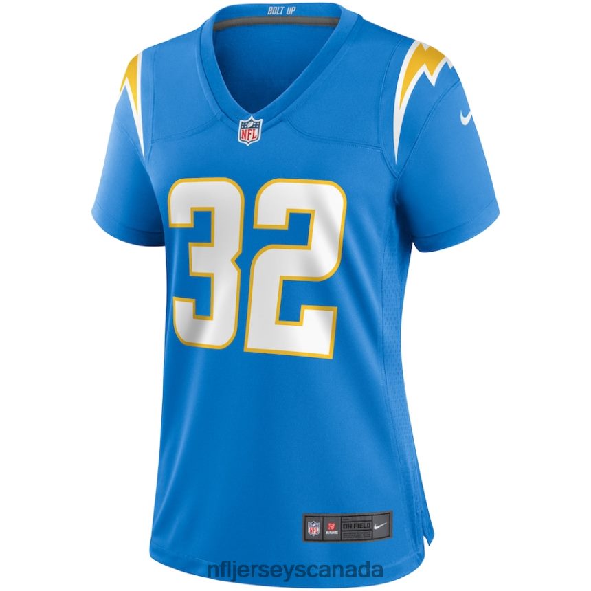 Women Los Angeles Chargers Alohi Gilman Nike Powder Blue Game Jersey Clothing NFL TBXFR65416