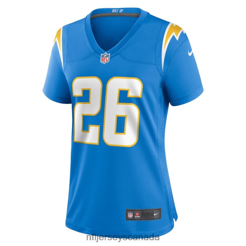 Women Los Angeles Chargers Asante Samuel Jr Nike Powder Blue Game Player Jersey Clothing NFL TBXFR64220