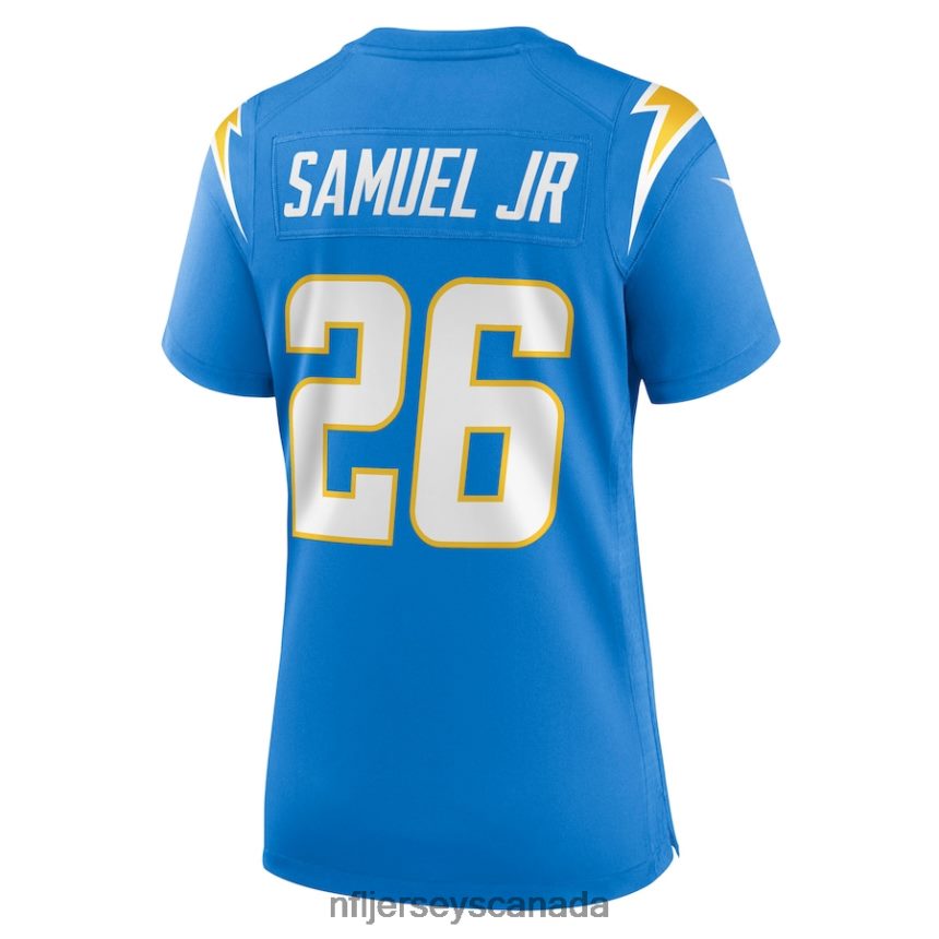 Women Los Angeles Chargers Asante Samuel Jr Nike Powder Blue Game Player Jersey Clothing NFL TBXFR64220