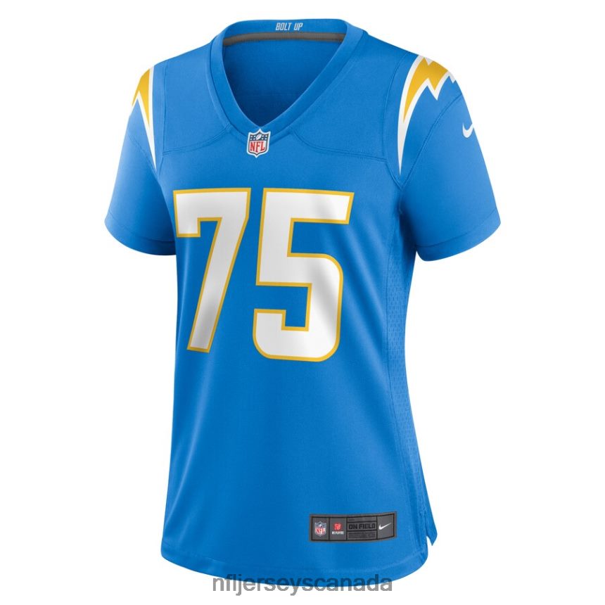 Women Los Angeles Chargers Austen Pleasants Nike Powder Blue Home Game Player Jersey Clothing NFL TBXFR65718