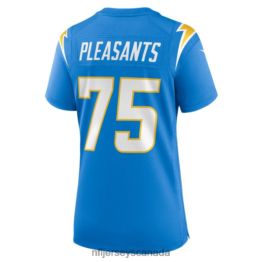 Women Los Angeles Chargers Austen Pleasants Nike Powder Blue Home Game Player Jersey Clothing NFL TBXFR65718