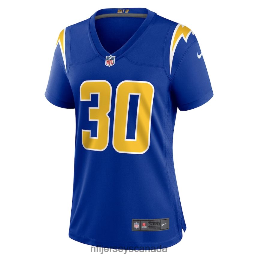 Women Los Angeles Chargers Austin Ekeler Nike Royal Game Jersey Clothing NFL TBXFR63022