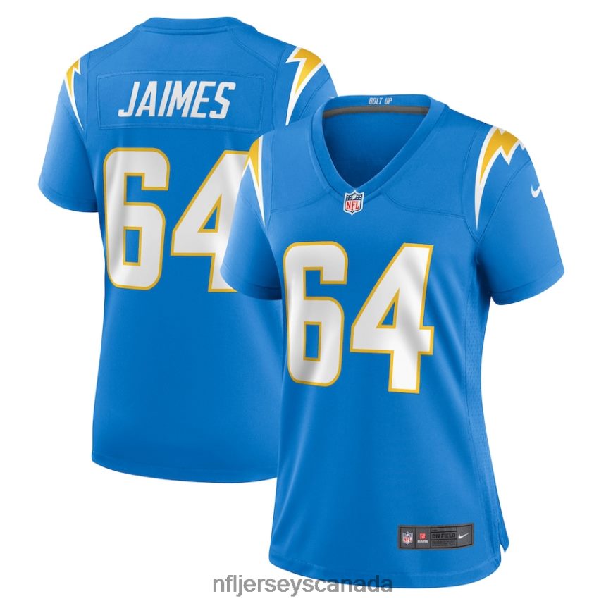 Women Los Angeles Chargers Brenden Jaimes Nike Powder Blue Nike Game Jersey Clothing NFL TBXFR66326