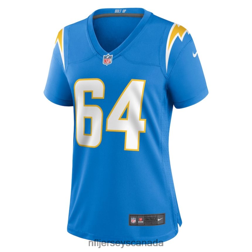 Women Los Angeles Chargers Brenden Jaimes Nike Powder Blue Nike Game Jersey Clothing NFL TBXFR66326