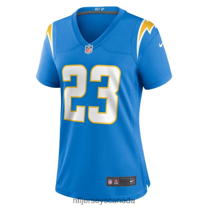Women Los Angeles Chargers Bryce Callahan Nike Powder Blue Game Jersey Clothing NFL TBXFR66279