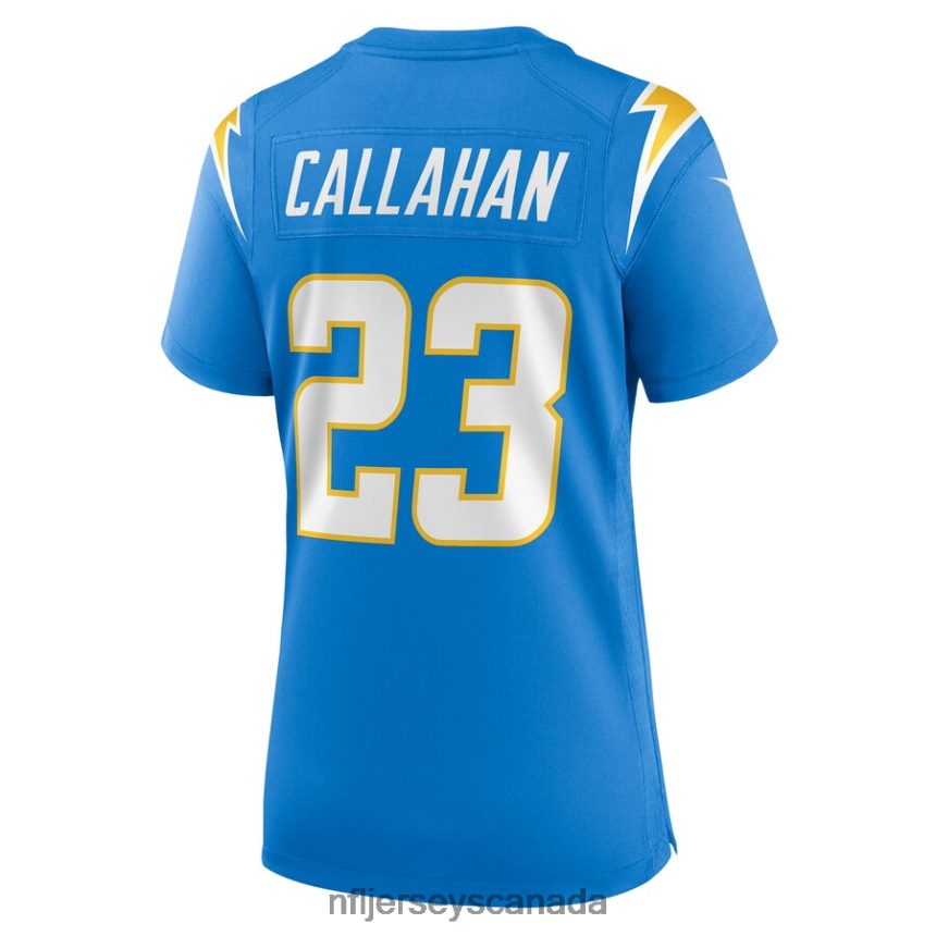 Women Los Angeles Chargers Bryce Callahan Nike Powder Blue Game Jersey Clothing NFL TBXFR66279