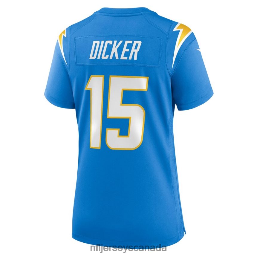Women Los Angeles Chargers Cameron Dicker Nike Powder Blue Game Player Jersey Clothing NFL TBXFR62395