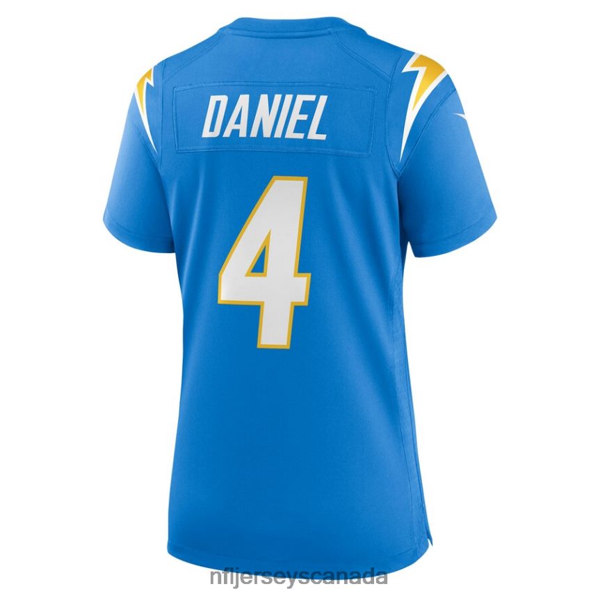 Women Los Angeles Chargers Chase Daniel Nike Powder Blue Game Jersey Clothing NFL TBXFR65859