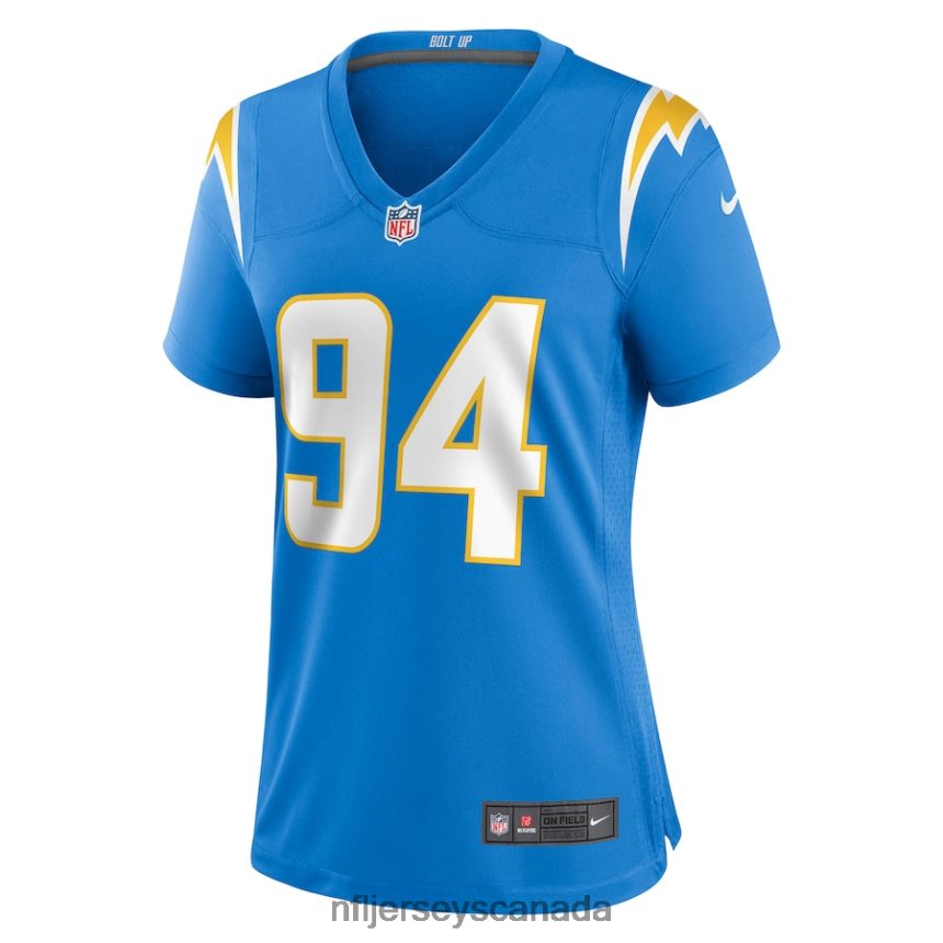 Women Los Angeles Chargers Chris Rumph II Nike Powder Blue Game Jersey Clothing NFL TBXFR66666
