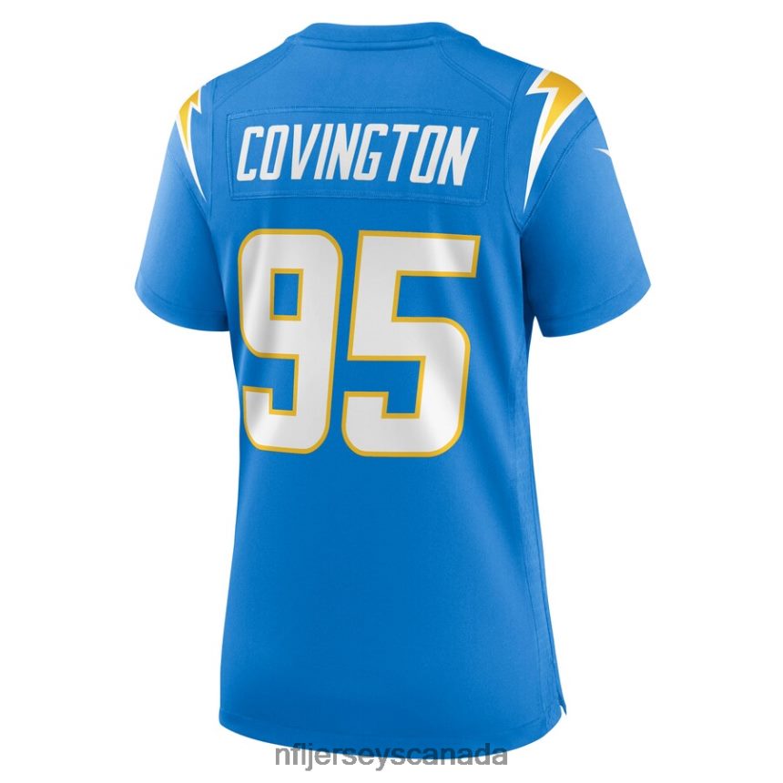 Women Los Angeles Chargers Christian Covington Nike Powder Blue Nike Game Jersey Clothing NFL TBXFR65721