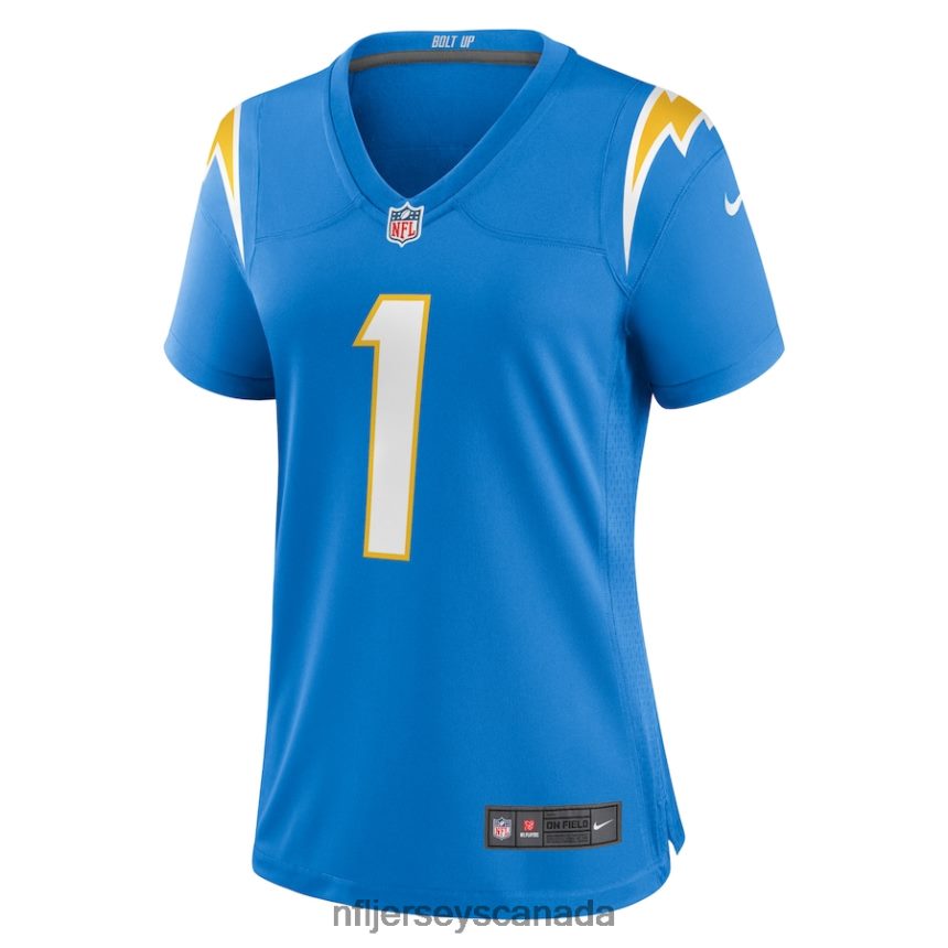 Women Los Angeles Chargers DeAndre Carter Nike Powder Blue Home Game Player Jersey Clothing NFL TBXFR64869
