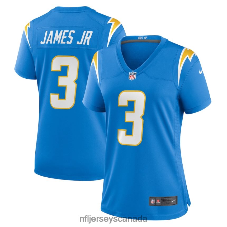 Women Los Angeles Chargers Derwin James Jr Nike Powder Blue Game Jersey Clothing NFL TBXFR65486