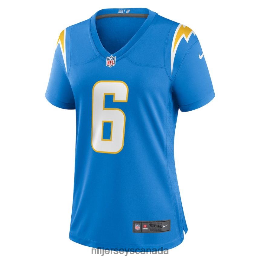 Women Los Angeles Chargers Eric Kendricks Nike Powder Blue Game Player Jersey Clothing NFL TBXFR61367